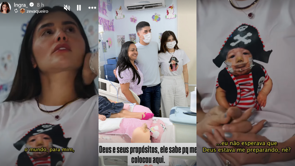 “Cuidar, proteger e amá-los. A mamãe te ama muito e, como te prometi, um dia vamos nos encontrar e quero que você me receba de braços abertos e correndo, tá? Cuida bem dele, Deus”, concluiu. (Foto: Instagram)